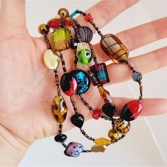 You & I ADJUSTABLE MULTI-STRAND NECKLACE - Picture 3 of 13